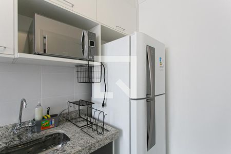 Studio à venda com 26m², 1 quarto e sem vagaCozinha - Geladeira