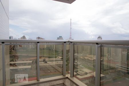 Varanda da Sala de apartamento para alugar com 1 quarto, 44m² em Sul (águas Claras), Brasília