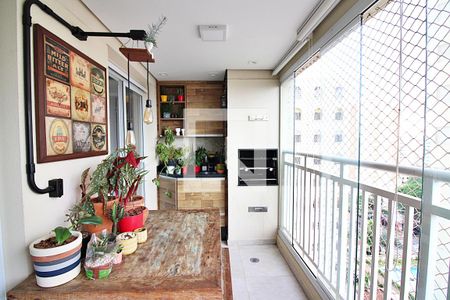 Varanda gourmet de apartamento à venda com 2 quartos, 84m² em Centro, São Bernardo do Campo
