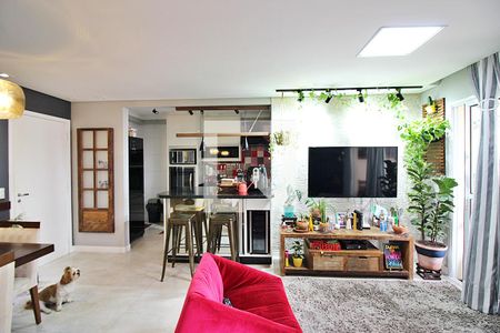 Sala  de apartamento à venda com 2 quartos, 84m² em Centro, São Bernardo do Campo