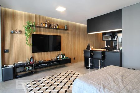 Suíte de apartamento para alugar com 1 quarto, 43m² em Brooklin Paulista, São Paulo
