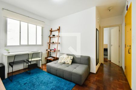 Sala de apartamento para alugar com 1 quarto, 40m² em Bela Vista, São Paulo