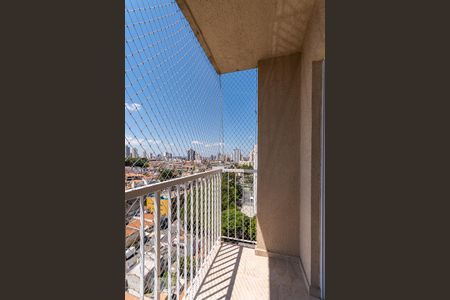 Sacada  da sala  de apartamento à venda com 2 quartos, 64m² em Vila Santana, São Paulo