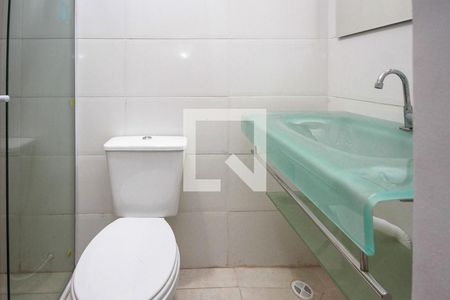 Banheiro da Suite de kitnet/studio para alugar com 1 quarto, 37m² em Vila Santa Clara, São Paulo