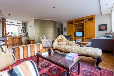 Sala de apartamento à venda com 3 quartos, 256m² em Cerqueira César, São Paulo