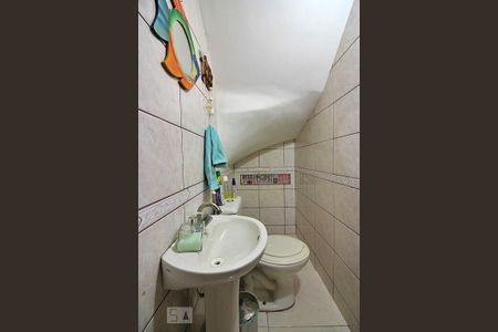 lavabo da Sala de casa à venda com 4 quartos, 256m² em Taboão, São Bernardo do Campo