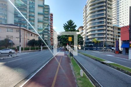 Vista da Rua de kitnet/studio para alugar com 1 quarto, 36m² em Boqueirão, Praia Grande