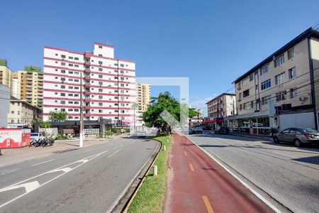 Vista da Rua de kitnet/studio para alugar com 1 quarto, 36m² em Boqueirão, Praia Grande