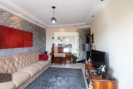 Sala  de apartamento à venda com 3 quartos, 110m² em Vila Pires, Santo André