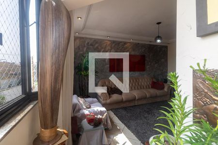 Sala  de apartamento à venda com 3 quartos, 110m² em Vila Pires, Santo André