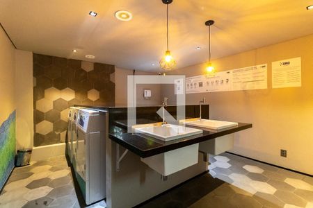 Studio para alugar com 25m², 1 quarto e sem vaga Studio para alugar com 25m², 1 quarto e sem vagaLavanderia