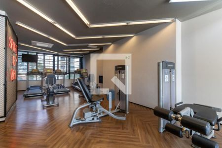 Studio para alugar com 25m², 1 quarto e sem vaga Studio para alugar com 25m², 1 quarto e sem vagaAcademia