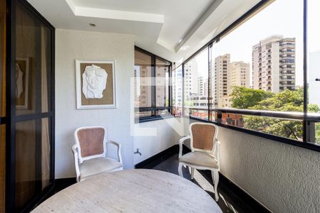 Varanda da sala de apartamento à venda com 4 quartos, 256m² em Planalto Paulista, São Paulo