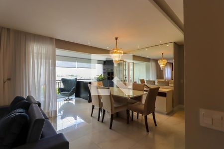 Sala de Jantar de apartamento à venda com 3 quartos, 129m² em Jardim Caboré, São Paulo