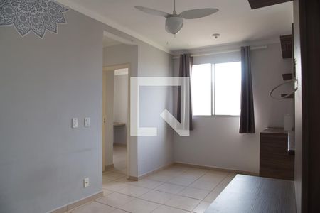 Sala de apartamento para alugar com 2 quartos, 47m² em Reserva Sul Condomínio Resort, Ribeirão Preto