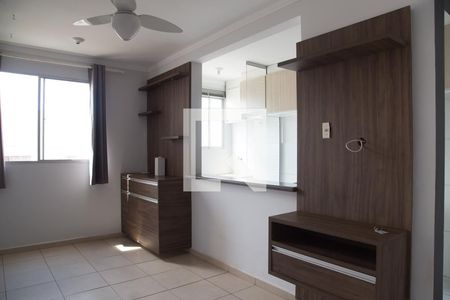 Sala de apartamento para alugar com 2 quartos, 47m² em Reserva Sul Condomínio Resort, Ribeirão Preto