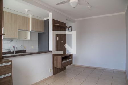 Sala de apartamento para alugar com 2 quartos, 47m² em Reserva Sul Condomínio Resort, Ribeirão Preto