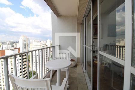 Varanda da sala de apartamento para alugar com 4 quartos, 269m² em Campo Belo, São Paulo