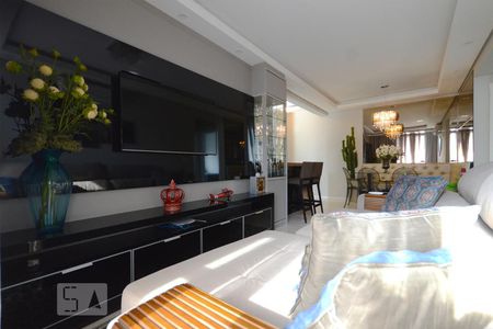 Sala de estar e jantar de apartamento para alugar com 2 quartos, 75m² em Kobrasol, São José