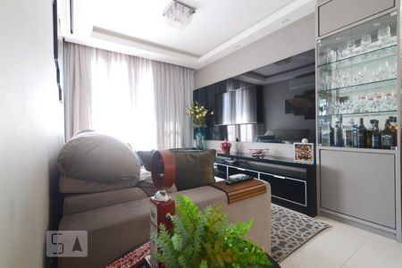 Sala de estar e jantar de apartamento para alugar com 2 quartos, 75m² em Kobrasol, São José
