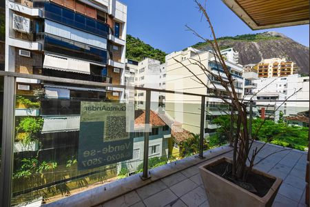 Varanda da Sala de apartamento à venda com 3 quartos, 124m² em Lagoa, Rio de Janeiro