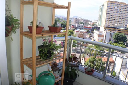 Varanda da Sala de apartamento à venda com 3 quartos, 148m² em Taquara, Rio de Janeiro
