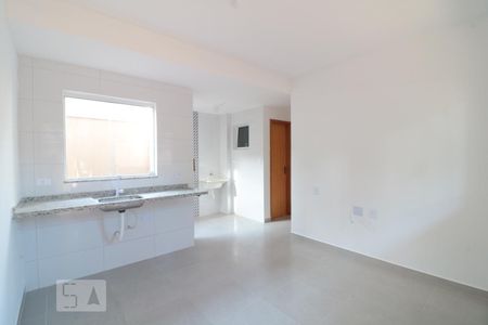 Sala/Cozinha de apartamento à venda com 1 quarto, 27m² em Chácara Seis de Outubro, São Paulo