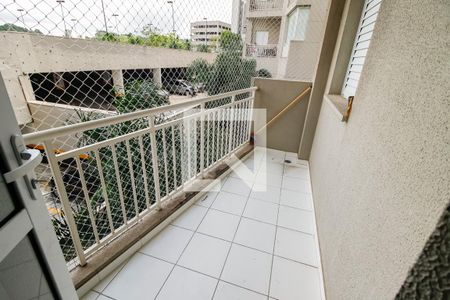 Varanda da Sala de apartamento para alugar com 2 quartos, 52m² em Jardim Monte Alegre, Taboão da Serra
