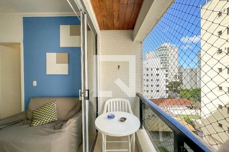 Varanda  de apartamento para alugar com 2 quartos, 66m² em Enseada, Guarujá