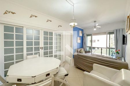 Sala de apartamento para alugar com 2 quartos, 66m² em Enseada, Guarujá