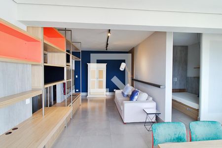 Sala de apartamento à venda com 2 quartos, 70m² em Vila Andrade, São Paulo