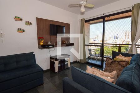 Sala de apartamento para alugar com 2 quartos, 74m² em Enseada, Guarujá