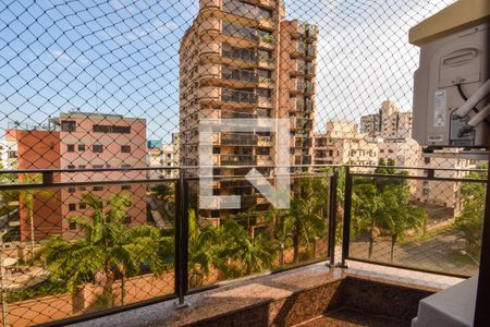 Varanda do Quarto 1 de apartamento para alugar com 4 quartos, 130m² em Balneario Cidade Atlantica, Guarujá