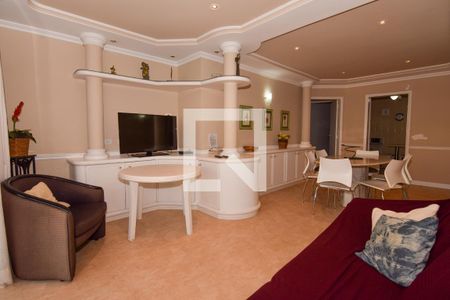 Sala de apartamento para alugar com 4 quartos, 130m² em Balneario Cidade Atlantica, Guarujá