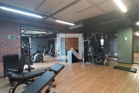 Área comum - Academia de apartamento para alugar com 1 quarto, 29m² em Alphaville Industrial, Barueri