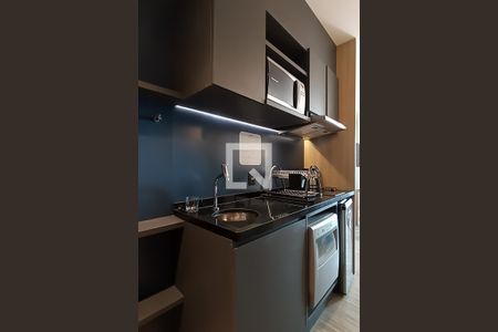 Cozinha de apartamento para alugar com 1 quarto, 29m² em Alphaville Industrial, Barueri
