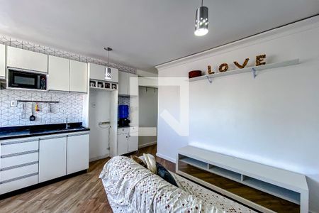 Sala de apartamento para alugar com 1 quarto, 34m² em Brás, São Paulo