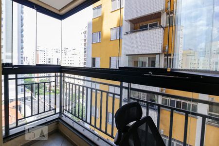 varanda de apartamento à venda com 3 quartos, 90m² em Chácara Inglesa, São Paulo