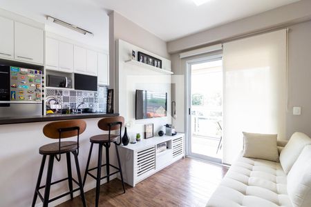 Sala de apartamento para alugar com 1 quarto, 44m² em Vila Olímpia, São Paulo