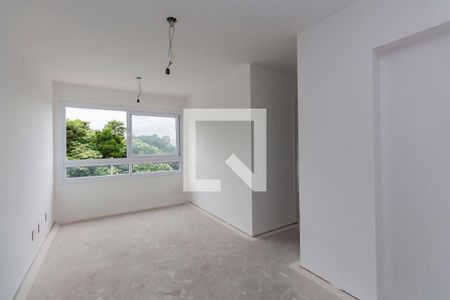 Sala  de apartamento à venda com 2 quartos, 58m² em São Sebastião, Porto Alegre