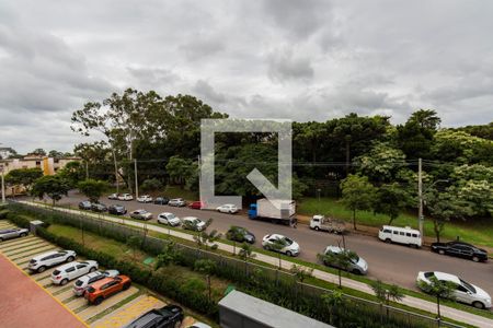 Vista da Sala  de apartamento à venda com 2 quartos, 58m² em São Sebastião, Porto Alegre
