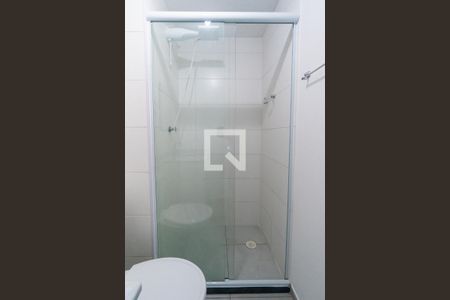 Banheiro da Suíte Detalhe de kitnet/studio para alugar com 1 quarto, 27m² em Vila Guarani (zona Sul), São Paulo