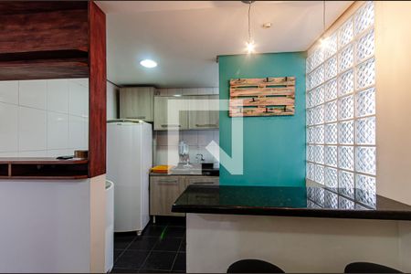 Cozinha de kitnet/studio para alugar com 1 quarto, 29m² em Praia de Belas, Porto Alegre