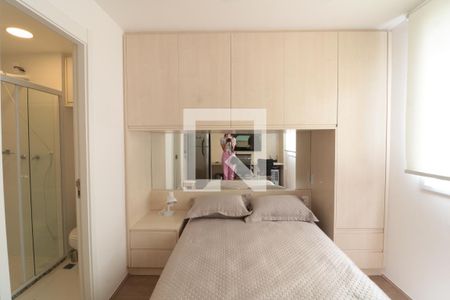 Cozinha e Quarto  de kitnet/studio para alugar com 1 quarto, 19m² em Jardim Brasília (zona Norte), São Paulo