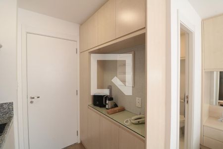 Cozinha e Quarto  de kitnet/studio para alugar com 1 quarto, 19m² em Jardim Brasília (zona Norte), São Paulo