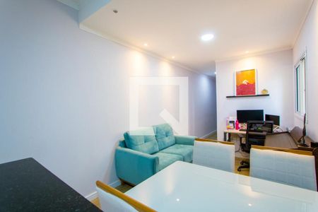 Sala de apartamento para alugar com 3 quartos, 140m² em Vila Valparaíso, Santo André