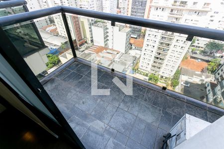 Varanda de apartamento à venda com 1 quarto, 82m² em Jardim Paulista, São Paulo