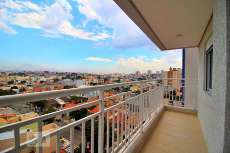 Varanda da Sala de apartamento para alugar com 2 quartos, 56m² em Vila Pires, Santo André