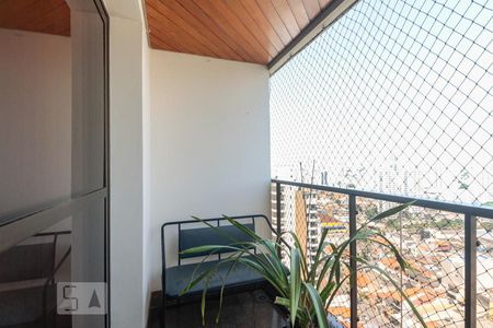 Varanda  de apartamento à venda com 3 quartos, 121m² em Vila Regente Feijó, São Paulo