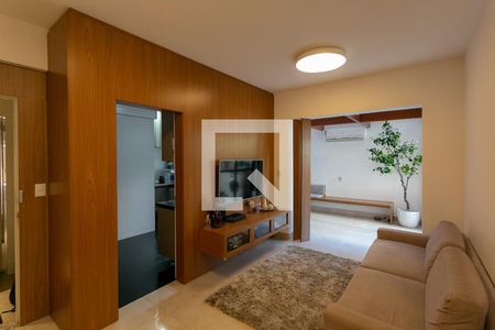Sala de apartamento para alugar com 2 quartos, 111m² em Lourdes, Belo Horizonte